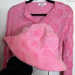 Frankies Bikinis x Hailee Steinfeld Hat & Shirt Set